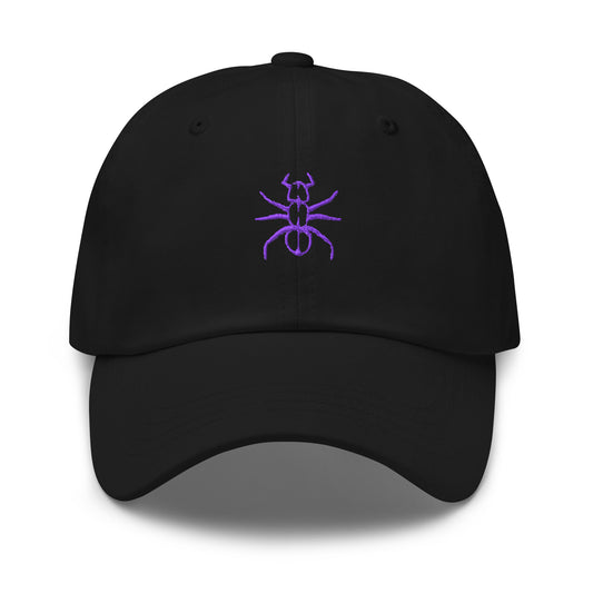Ant Phantom Street Cap black front – unisex streetwear hat