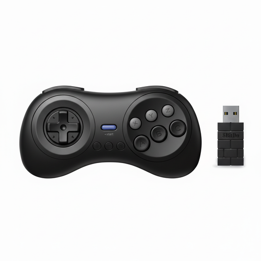 Black 8Bitdo M30 - Enhanced