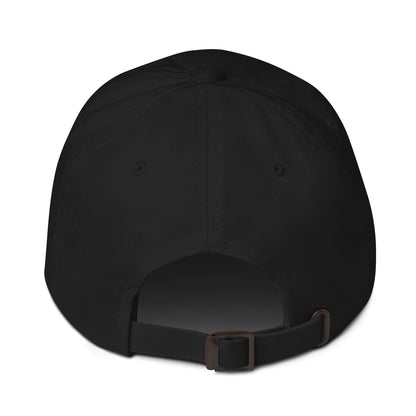 Bhoot Vibes Only cap black back view – streetwear dad hat