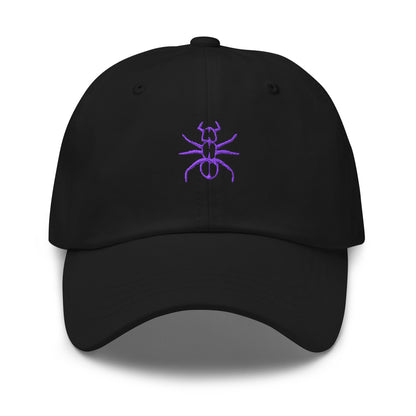 Ant Phantom Street Cap black front – unisex streetwear hat