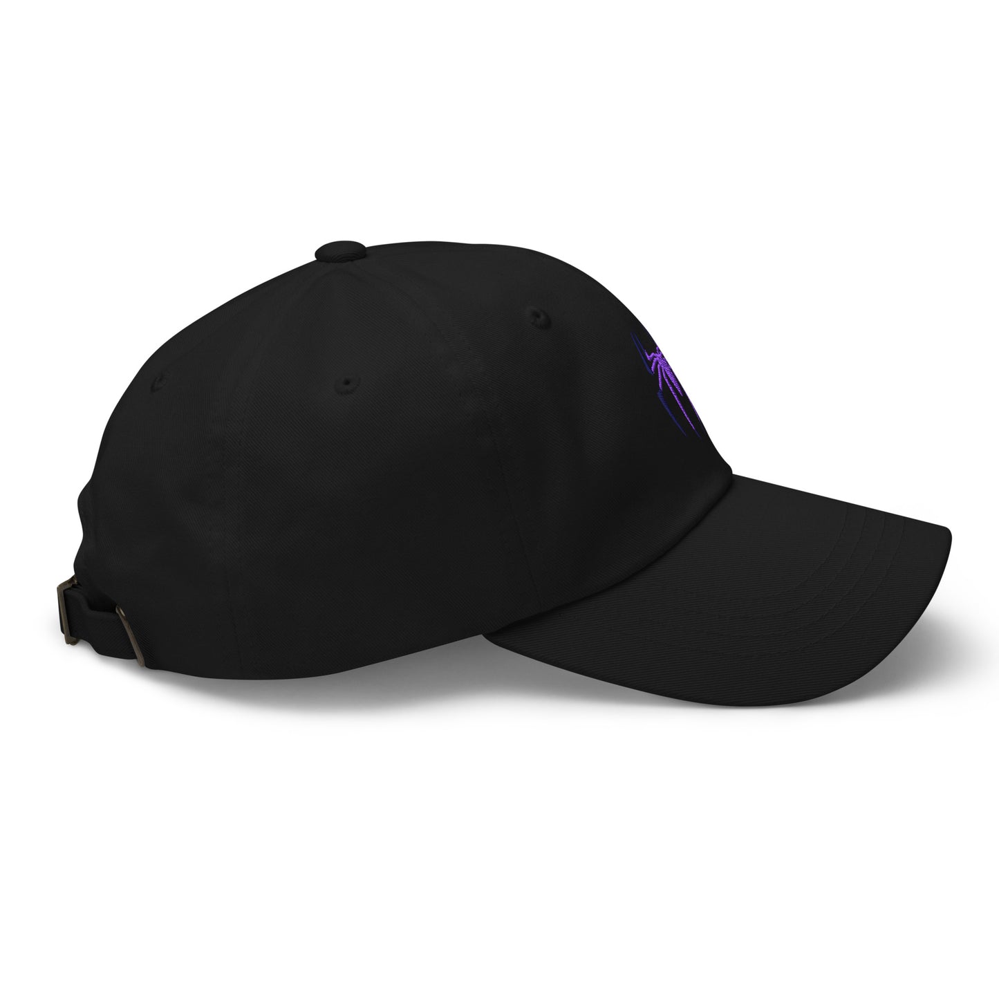 Spider Edition gaming cap black right side – premium printed dad hat