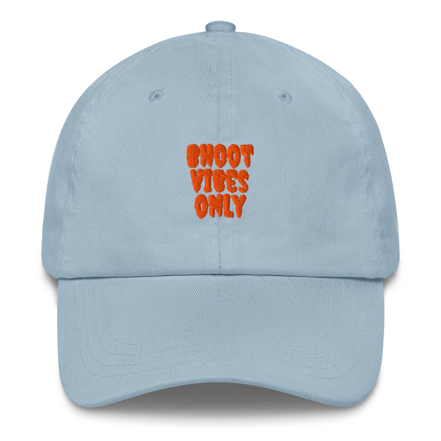 Bhoot Vibes Only cap light blue front – unisex streetwear dad hat