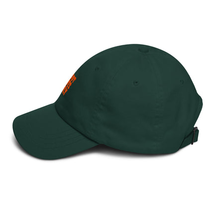 Bhoot Vibes Only cap spruce green left side – unisex dad hat