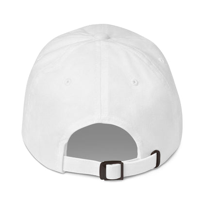 Bhoot Vibes Only cap white back view – streetwear hat