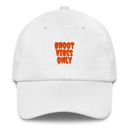 Bhoot Vibes Only cap white front – unisex streetwear dad hat