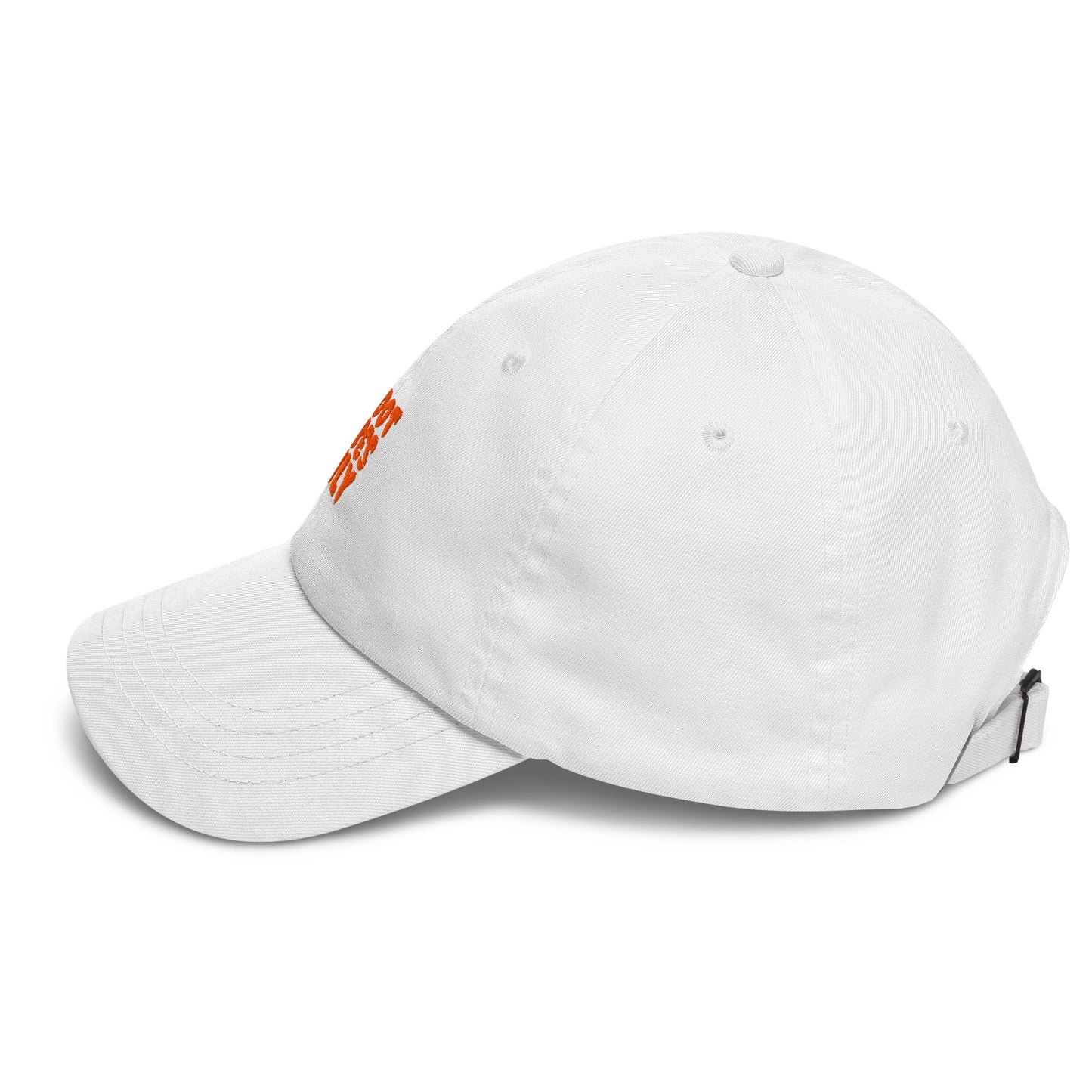 Bhoot Vibes Only cap white left side – unisex dad hat