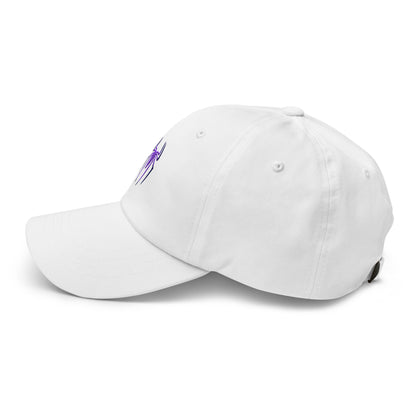 Spider Edition gaming cap white left side – streetwear cap