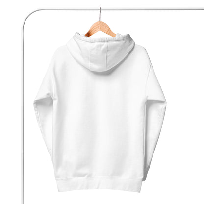 Ant Phantom hoodie white back – unisex premium streetwear pullover