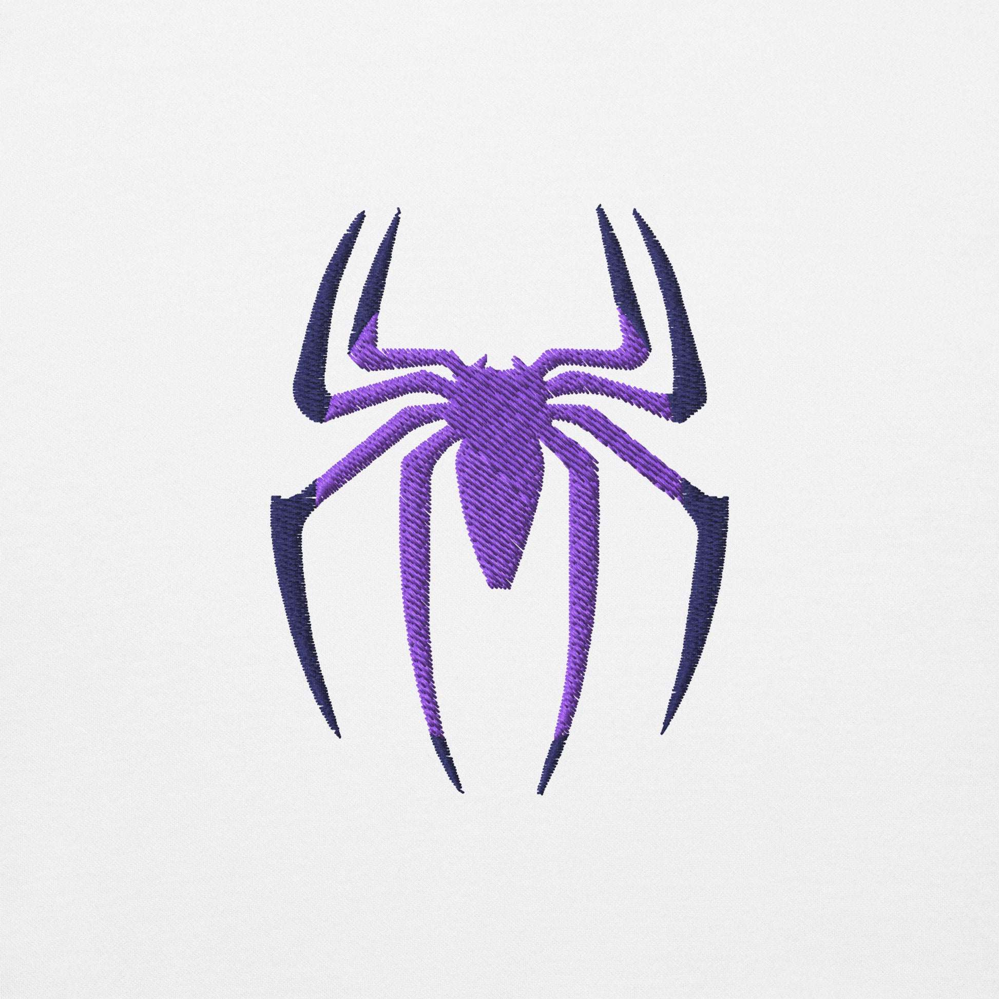 Spider Edition hoodie white front detail – unisex gaming streetwear