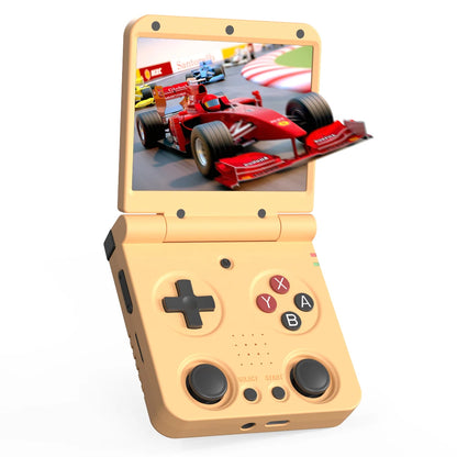 Miyoo Flip V2 Retro Handheld Console, 3000Mah Battery & 3.5" IPS Screen Linux System Video Game Consoles Free Storage Bag Game