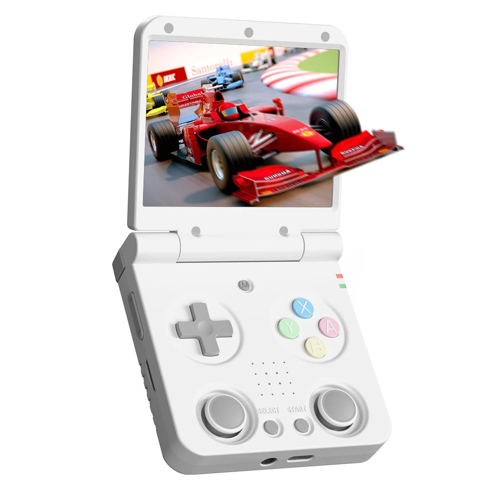 Miyoo Flip V2 Retro Handheld Console, 3000Mah Battery & 3.5" IPS Screen Linux System Video Game Consoles Free Storage Bag Game