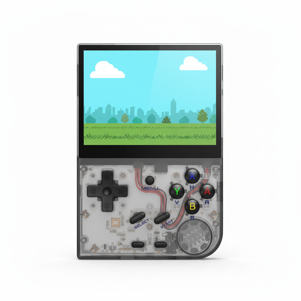 RG35XX Plus – Transparent Black