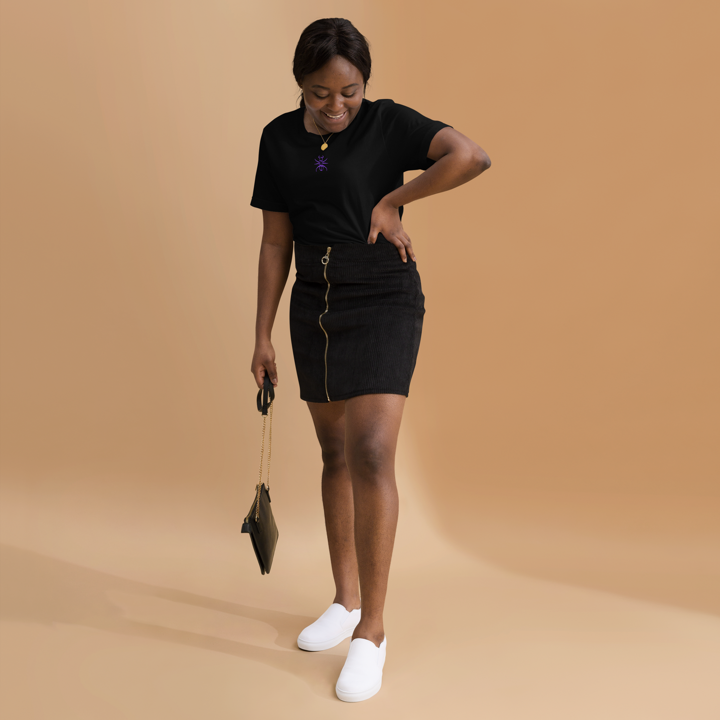 Ant Phantom streetwear t-shirt black front – unisex graphic tee