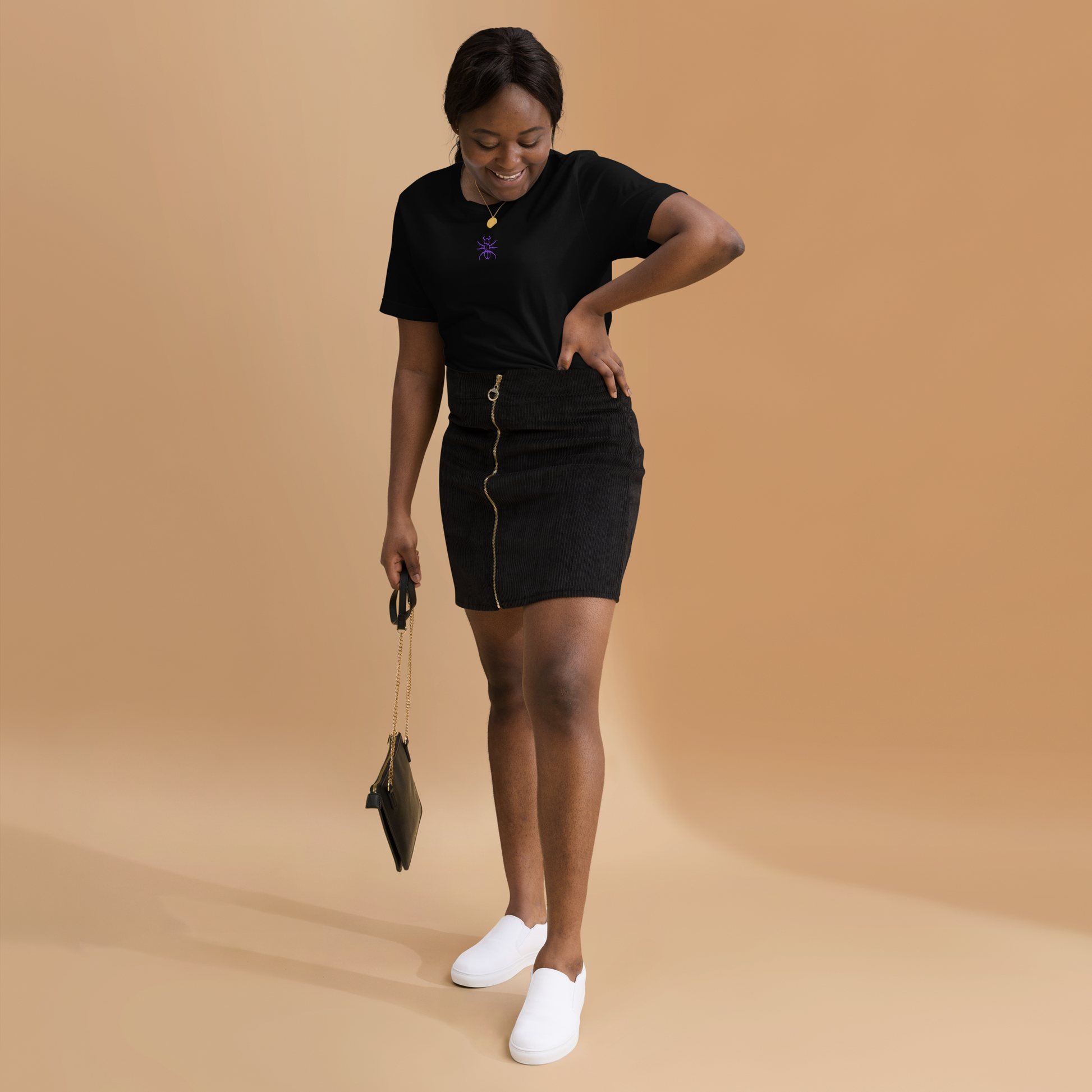 Ant Phantom streetwear t-shirt black front – unisex graphic tee