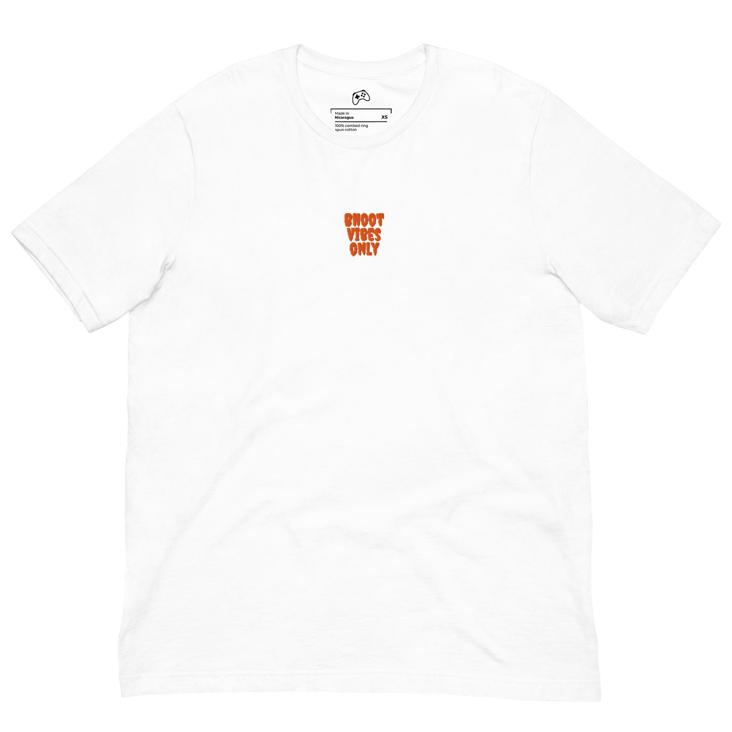 Bhoot Vibes Only t-shirt white front view – streetwear tee