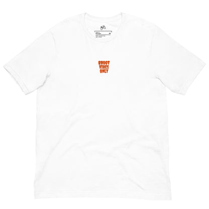 Bhoot Vibes Only t-shirt white front view – streetwear tee